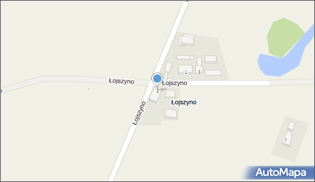 Łojszyno, Łojszyno, 2, mapa Łojszyno