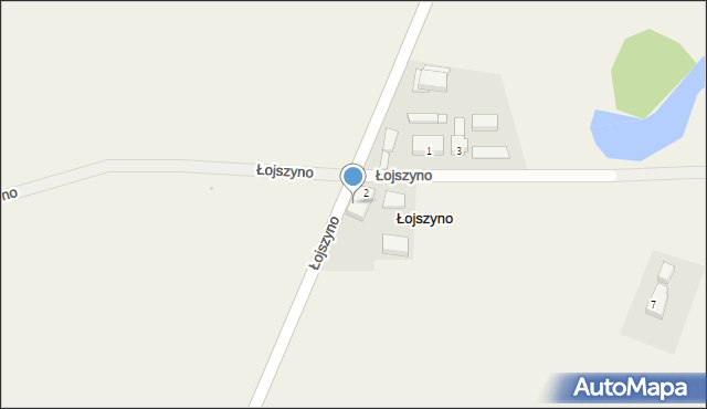 Łojszyno, Łojszyno, 40, mapa Łojszyno