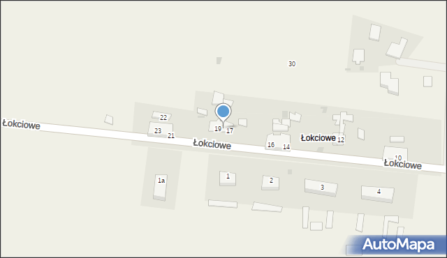 Łokciowe, Łokciowe, 18, mapa Łokciowe