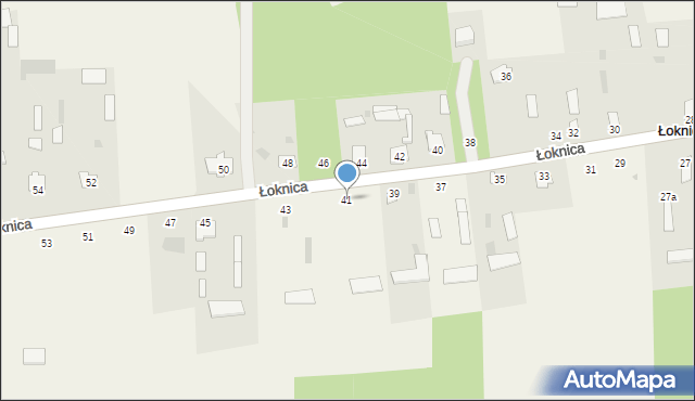 Łoknica, Łoknica, 41, mapa Łoknica