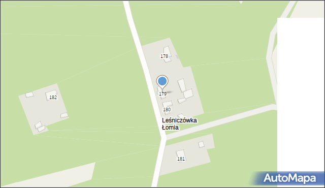 Łomia, Łomia, 179, mapa Łomia