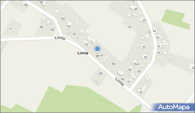 Łomia, Łomia, 60, mapa Łomia