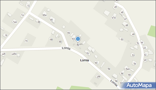 Łomia, Łomia, 62, mapa Łomia