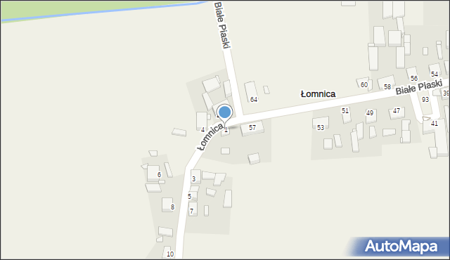 Łomnica, Łomnica, 100, mapa Łomnica