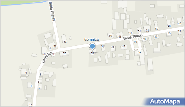 Łomnica, Łomnica, 97, mapa Łomnica