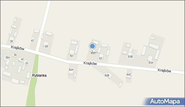 Łomno, Łomno, 83C, mapa Łomno