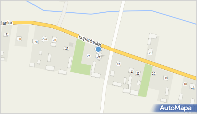 Łopacianka, Łopacianka, 25, mapa Łopacianka