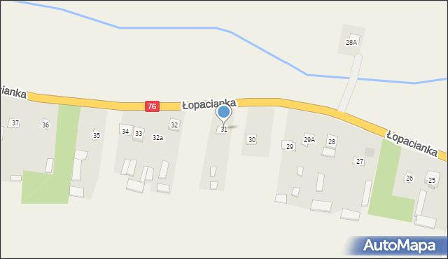 Łopacianka, Łopacianka, 31, mapa Łopacianka
