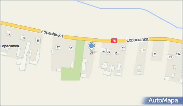 Łopacianka, Łopacianka, 35, mapa Łopacianka