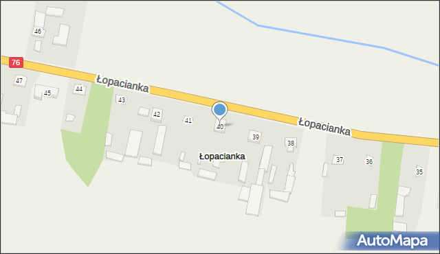 Łopacianka, Łopacianka, 40, mapa Łopacianka