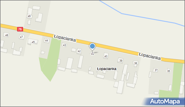 Łopacianka, Łopacianka, 41, mapa Łopacianka