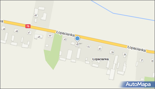 Łopacianka, Łopacianka, 42, mapa Łopacianka