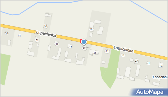 Łopacianka, Łopacianka, 47, mapa Łopacianka