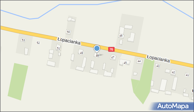 Łopacianka, Łopacianka, 48, mapa Łopacianka