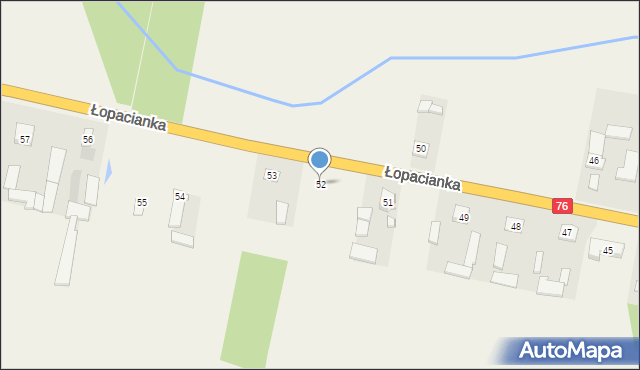 Łopacianka, Łopacianka, 52, mapa Łopacianka