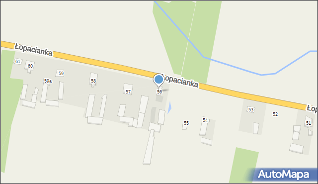 Łopacianka, Łopacianka, 56, mapa Łopacianka