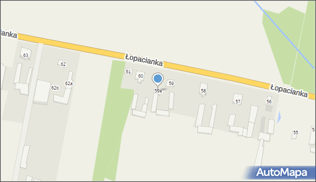 Łopacianka, Łopacianka, 59a, mapa Łopacianka