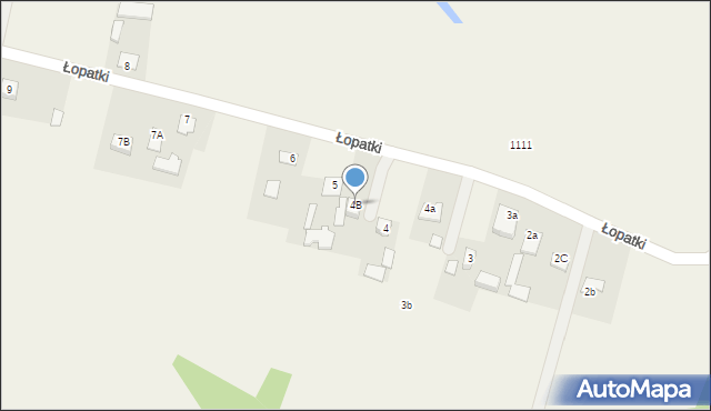 Łopatki, Łopatki, 4B, mapa Łopatki