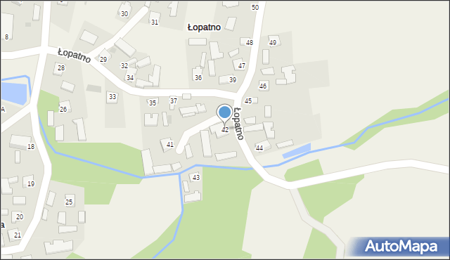 Łopatno, Łopatno, 42, mapa Łopatno