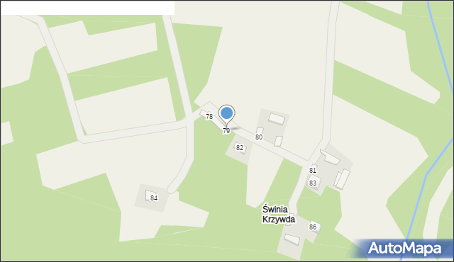 Łopatno, Łopatno, 79, mapa Łopatno