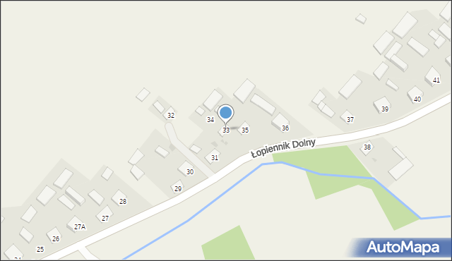 Łopiennik Dolny, Łopiennik Dolny, 33, mapa Łopiennik Dolny