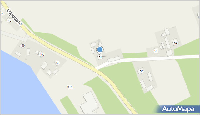 Łopoczno, Łopoczno, 51, mapa Łopoczno