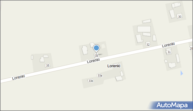 Lorenki, Lorenki, 34, mapa Lorenki