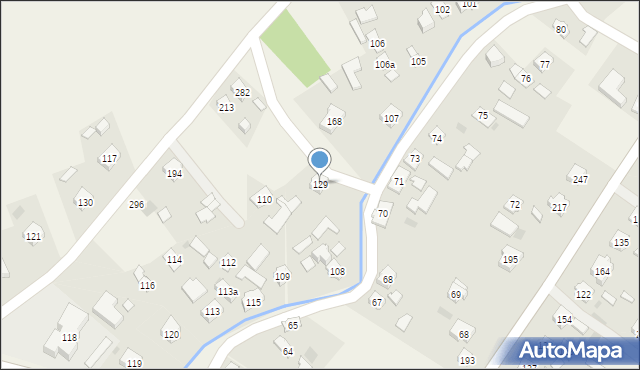 Łosie, Łosie, 129, mapa Łosie