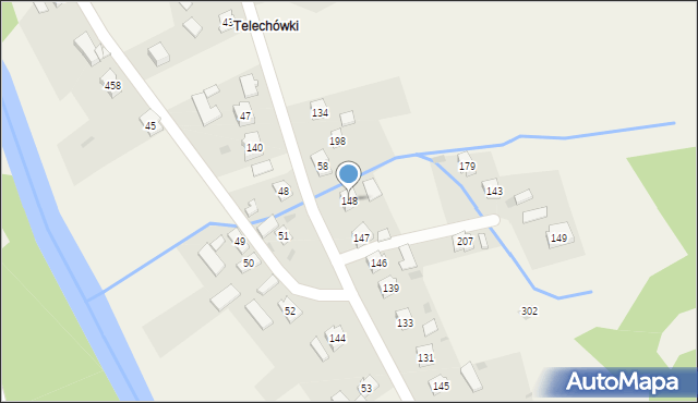 Łosie, Łosie, 148, mapa Łosie