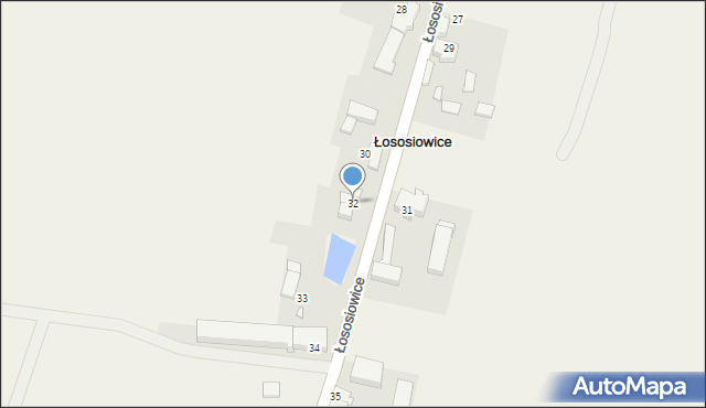 Łososiowice, Łososiowice, 32, mapa Łososiowice