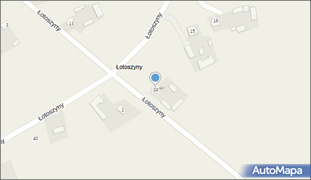 Łotoszyny, Łotoszyny, 14, mapa Łotoszyny