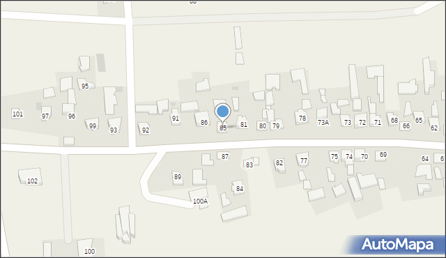 Łowce, Łowce, 85, mapa Łowce