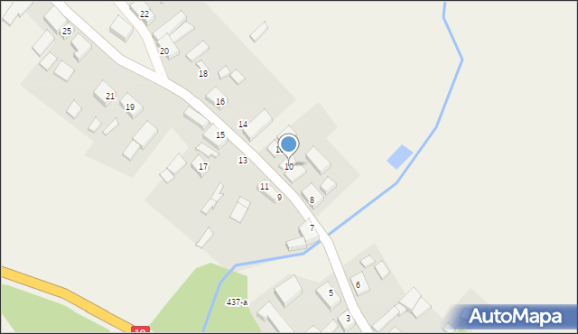 Łowicz Wałecki, Łowicz Wałecki, 10, mapa Łowicz Wałecki