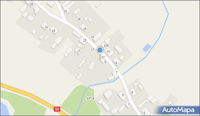 Łowicz Wałecki, Łowicz Wałecki, 11, mapa Łowicz Wałecki