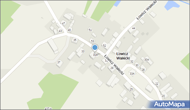 Łowicz Wałecki, Łowicz Wałecki, 31A, mapa Łowicz Wałecki