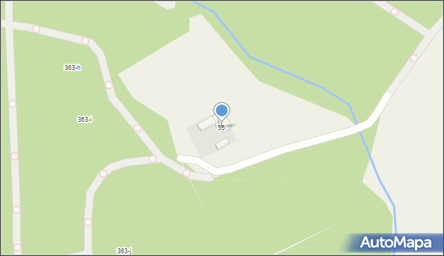 Łowicz Wałecki, Łowicz Wałecki, 55, mapa Łowicz Wałecki