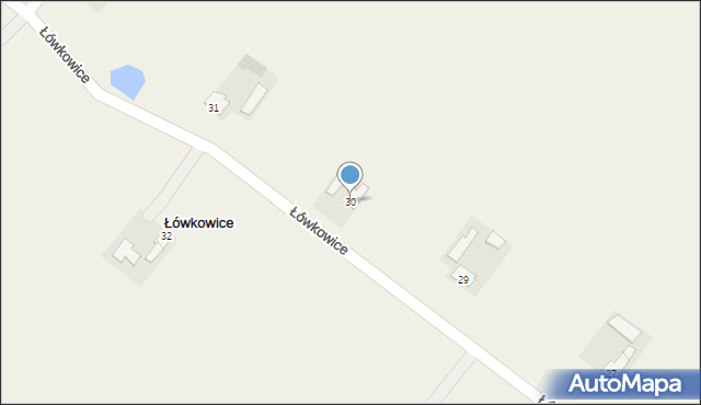 Łówkowice, Łówkowice, 30, mapa Łówkowice