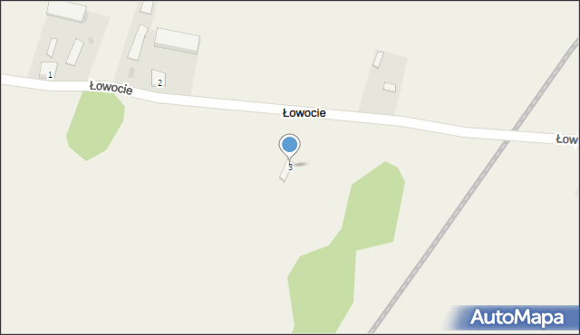 Łowocie, Łowocie, 3, mapa Łowocie