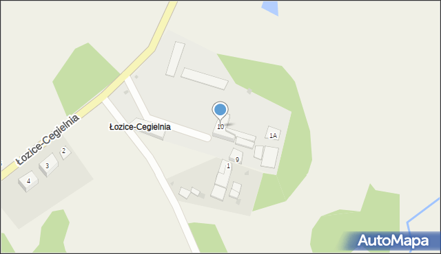 Łozice-Cegielnia, Łozice-Cegielnia, 10, mapa Łozice-Cegielnia