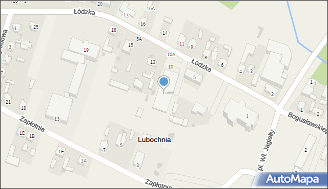 Lubochnia, Łódzka, 10A, mapa Lubochnia