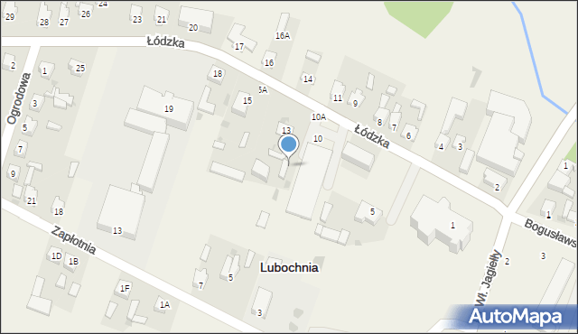 Lubochnia, Łódzka, 12, mapa Lubochnia