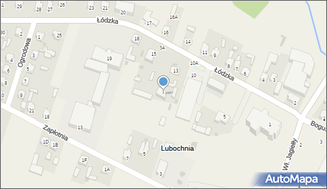 Lubochnia, Łódzka, 13a, mapa Lubochnia