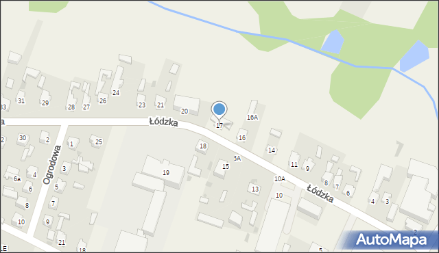 Lubochnia, Łódzka, 17, mapa Lubochnia