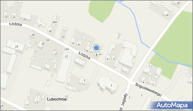 Lubochnia, Łódzka, 6, mapa Lubochnia