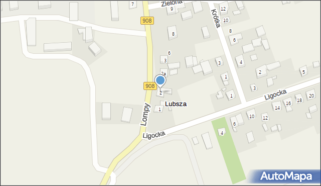 Lubsza, Lompy Józefa, 2, mapa Lubsza