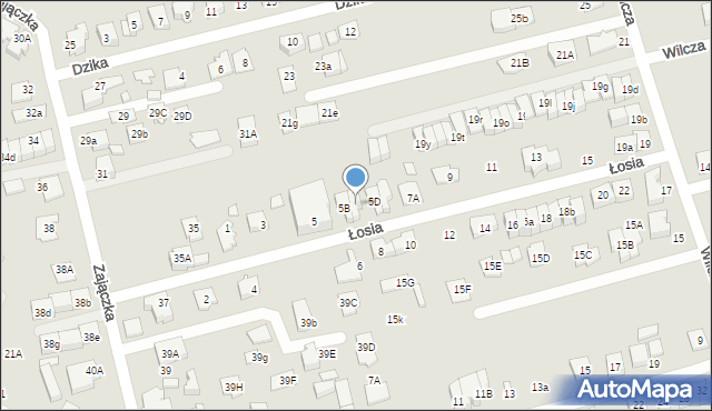 Marki, Łosia, 5C, mapa Marki