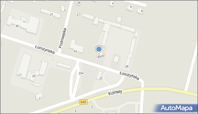 Nowogród, Łomżyńska, 43, mapa Nowogród