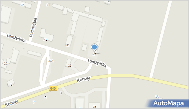 Nowogród, Łomżyńska, 45, mapa Nowogród