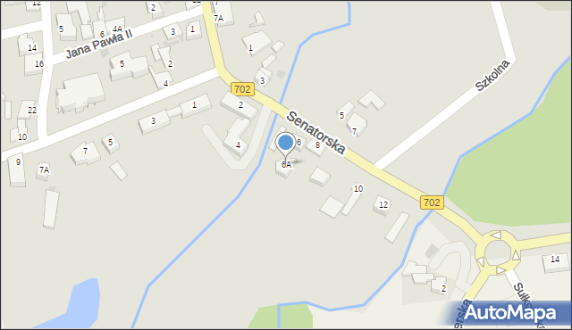 Piątek, Łowicka, 6A, mapa Piątek