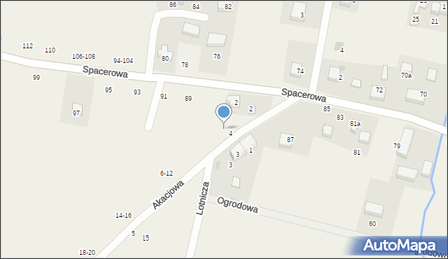 Piotrkowiczki, Lotnicza, 4, mapa Piotrkowiczki